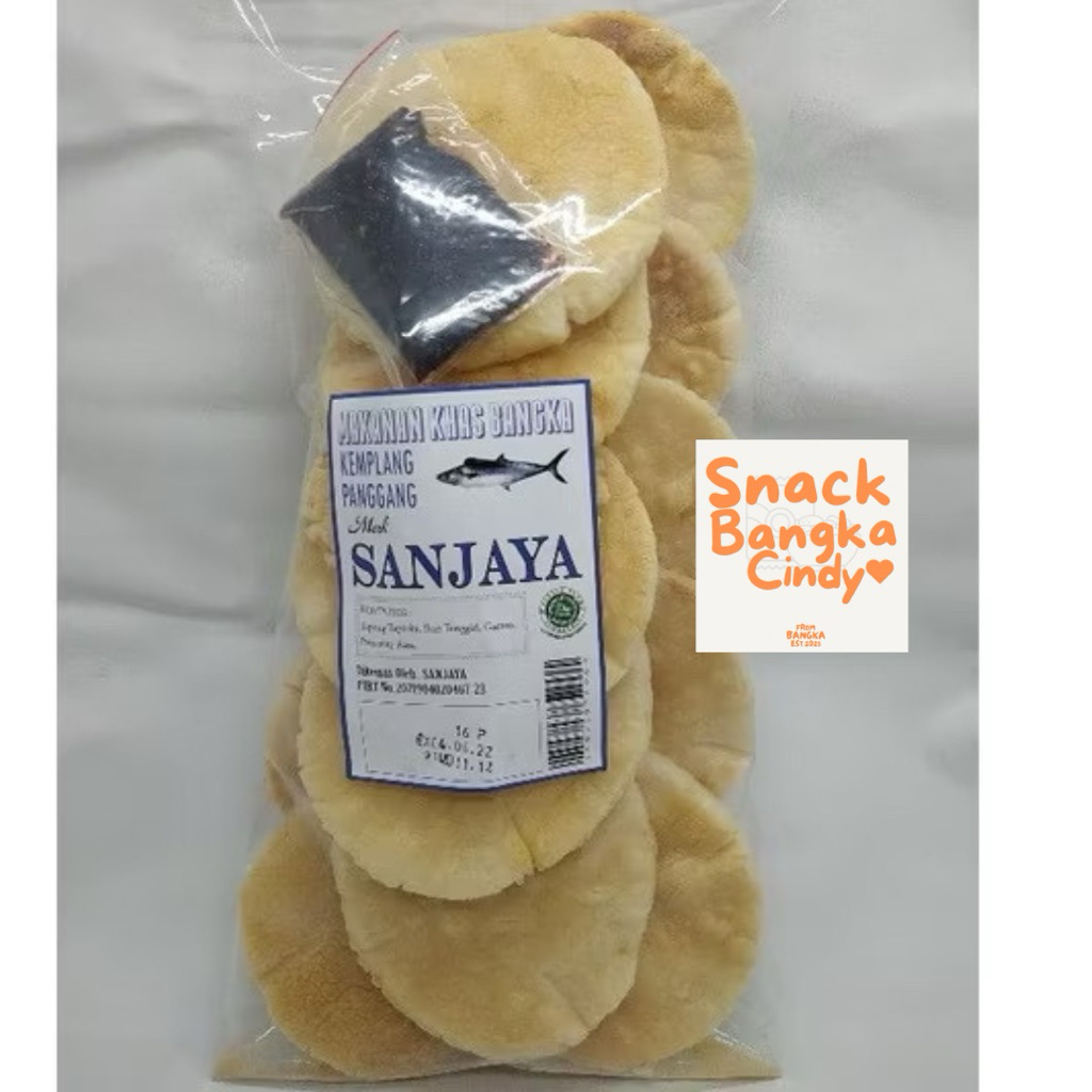 

Kerupuk Kempelang Sanjaya Ikan Panggang Snack Bangka