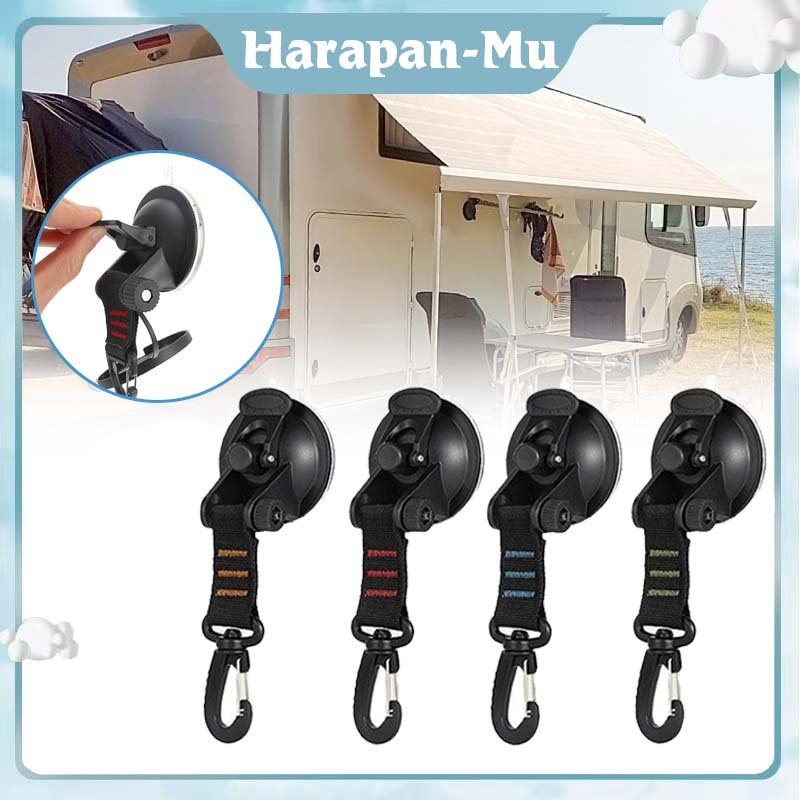 Car Suction Cup Flysheet Tent / Outdoor Campervan Awning / Pengait Tenda Flysheet Campervan