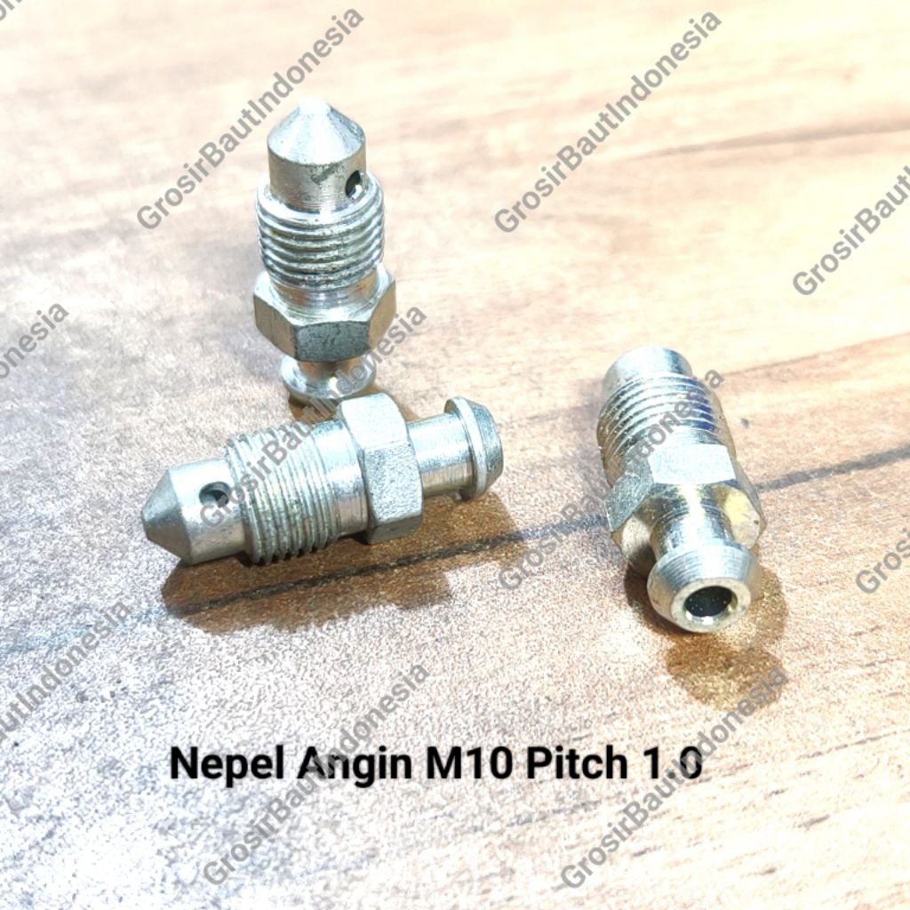 (5pcs) Baut Nepel angin M10 / Nepel buangan angin M10  Pitch 1.0 halus