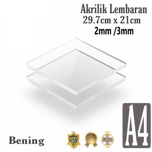 

Akrilik Transparan bening A4 2mm 3mm