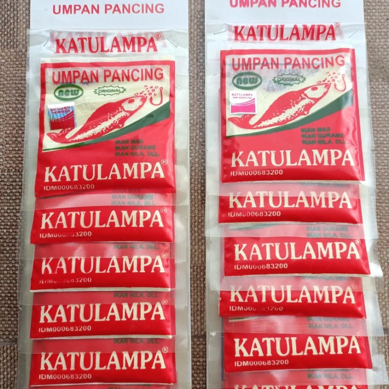 Katulampa Merah Original Umpan Pelet Katulampa Pelangi Katulampa Merah Umpan Ikan Mas Gurame Nila