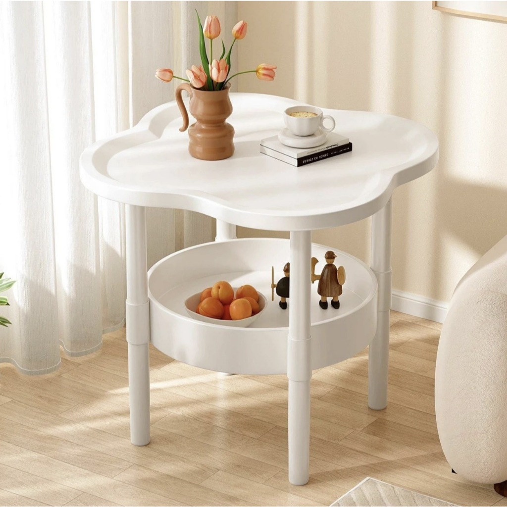 Meja Tamu Kecil Plastik Meja Sudut Ruangan Aesthetic Liberty Coffee Table Modern Minimalis Meja Tera