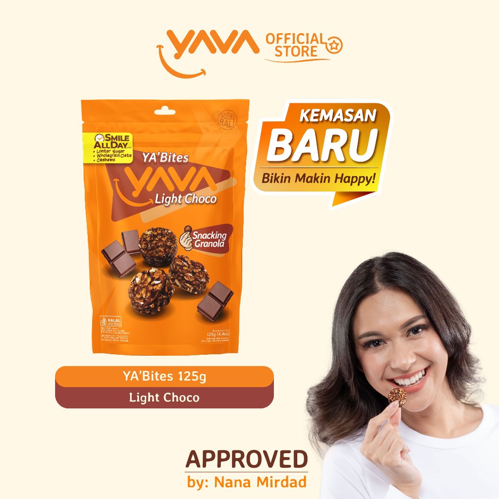 

YAVA YA'Bites Light Choco 125g