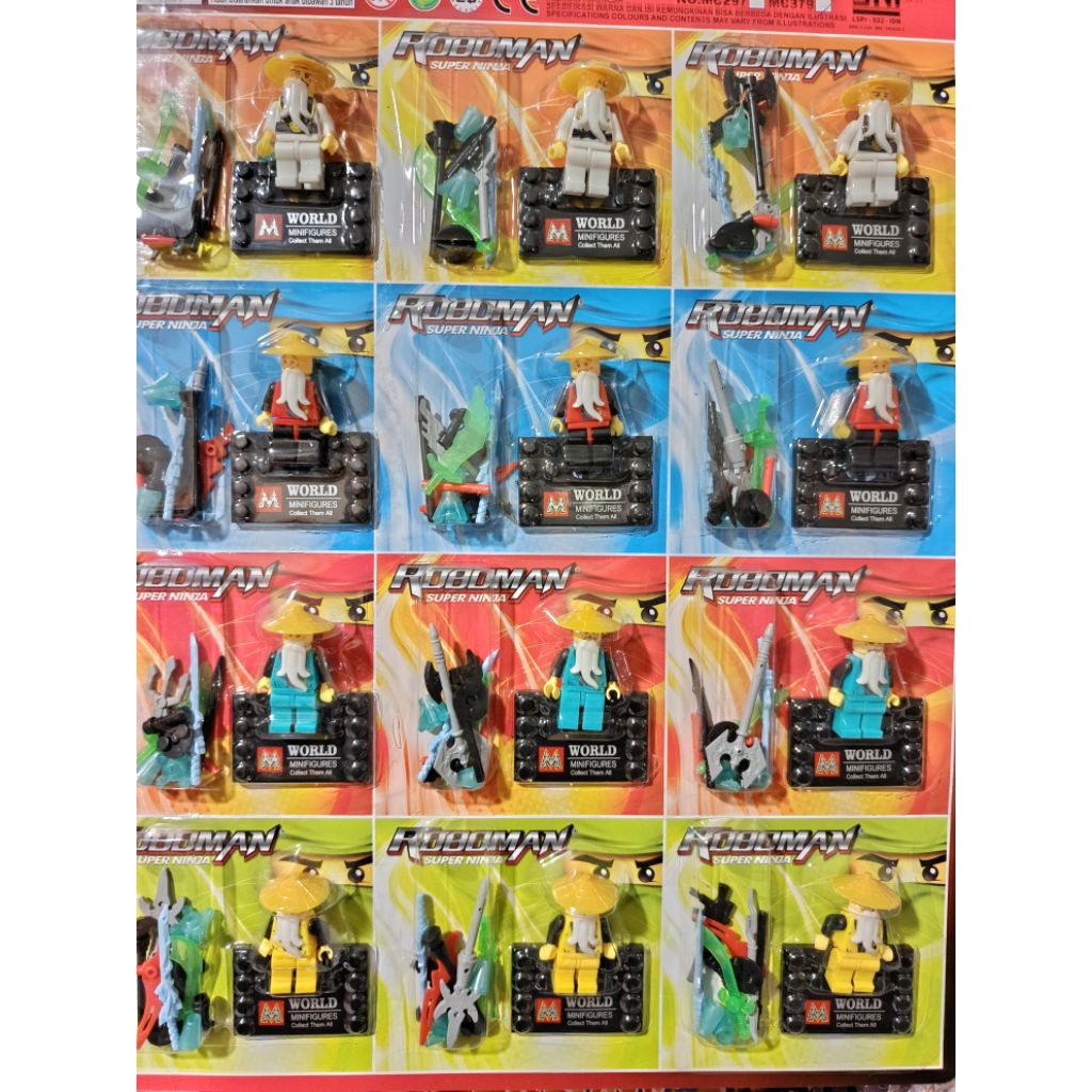 Mainan Lego Ninjago Murah Isi 12 Pcs Free Senjata / Lego Ninjago Viral