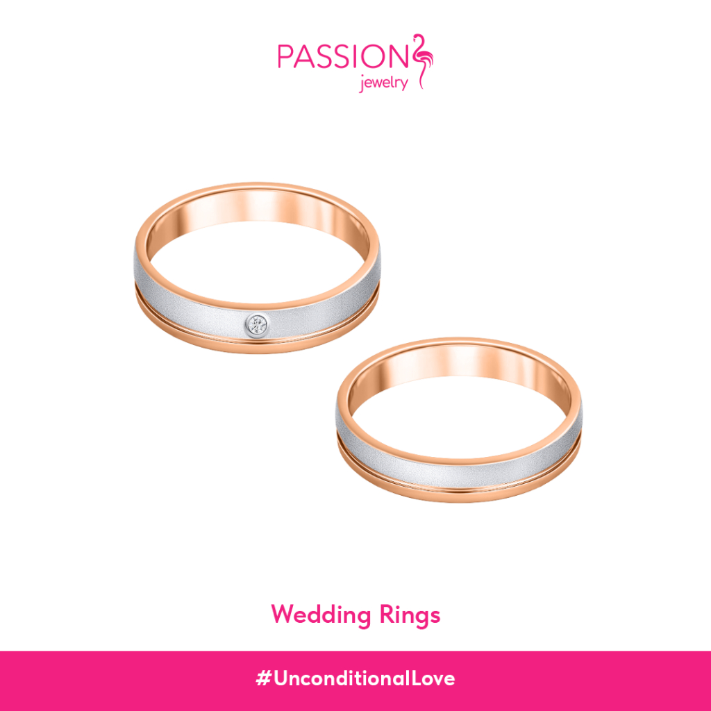 Passion Jewelry - Cincin Kawin Berlian Emas 18K CKS0551