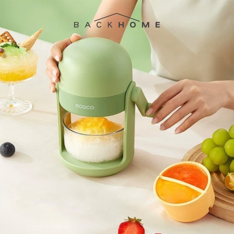 ECOCO Ice Shaving - Serutan Es Manual Penghancur Es Portable Mesin Serut Es Tanpa Listrik Alat Pembu