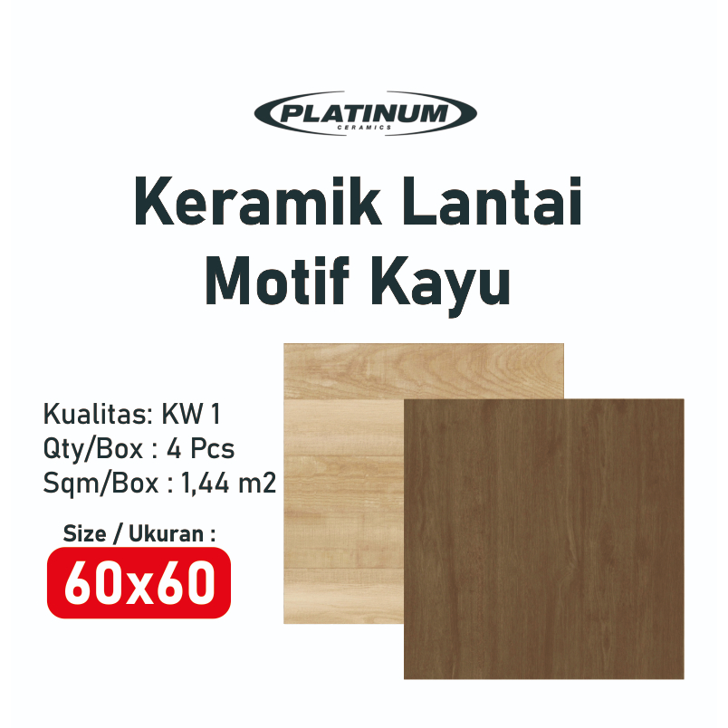 Keramik Lantai 60x60 Motif Kayu