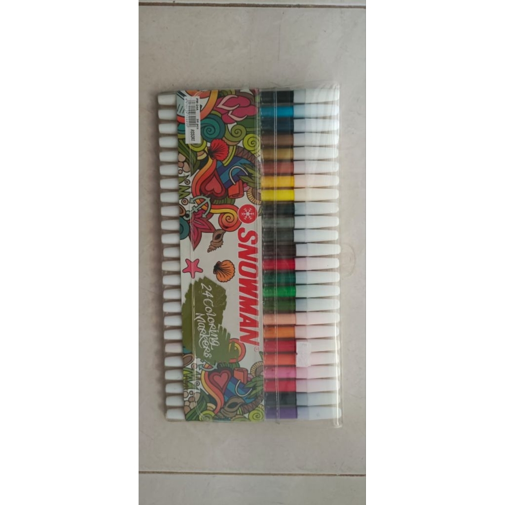 

Marker Snowman 24 warna (preloved)
