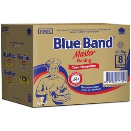 

Blue Band Master Margarine 15kg/blueband margarine 15kg (Exp 29 maret 2026)