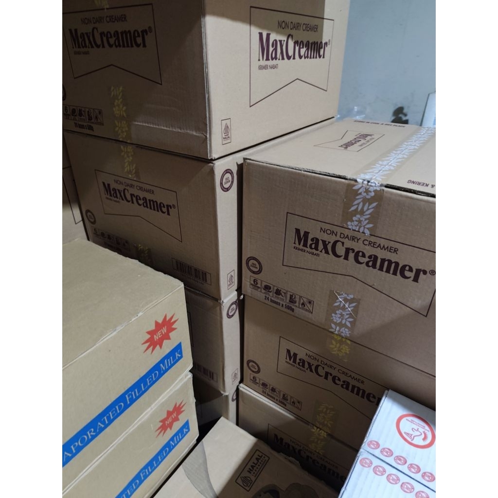 

Max Creamer kartonan isi 24 pack x 500 gram