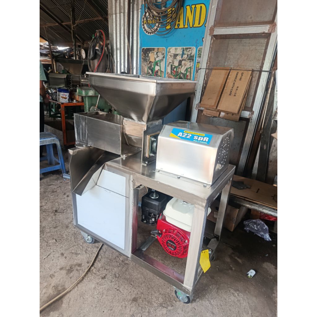 mesin peras santan A22super full stainless penggerak honda gx160