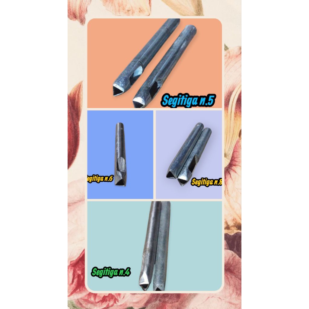 Plong pembolong segitiga