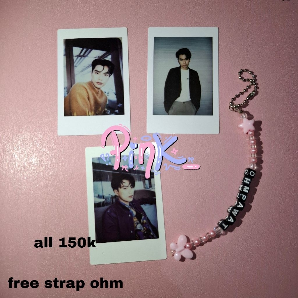 PHOTOCARD POLAROID OFFICIAL OHM PAWAT DARI UNIQUE MAGAZINE