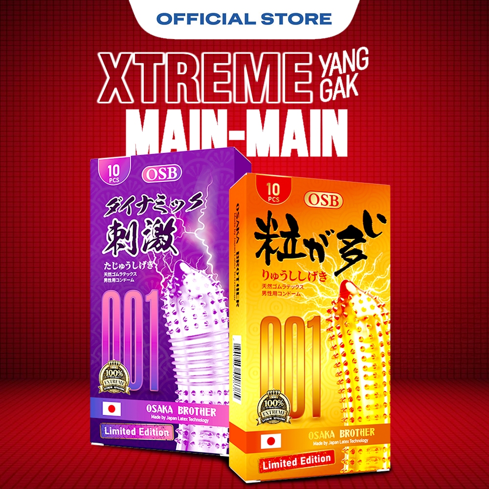 Kondom Osb Osaka Brother 001 Tertipis - Varian Xtreme, Rasakan Sensasi yang Full
