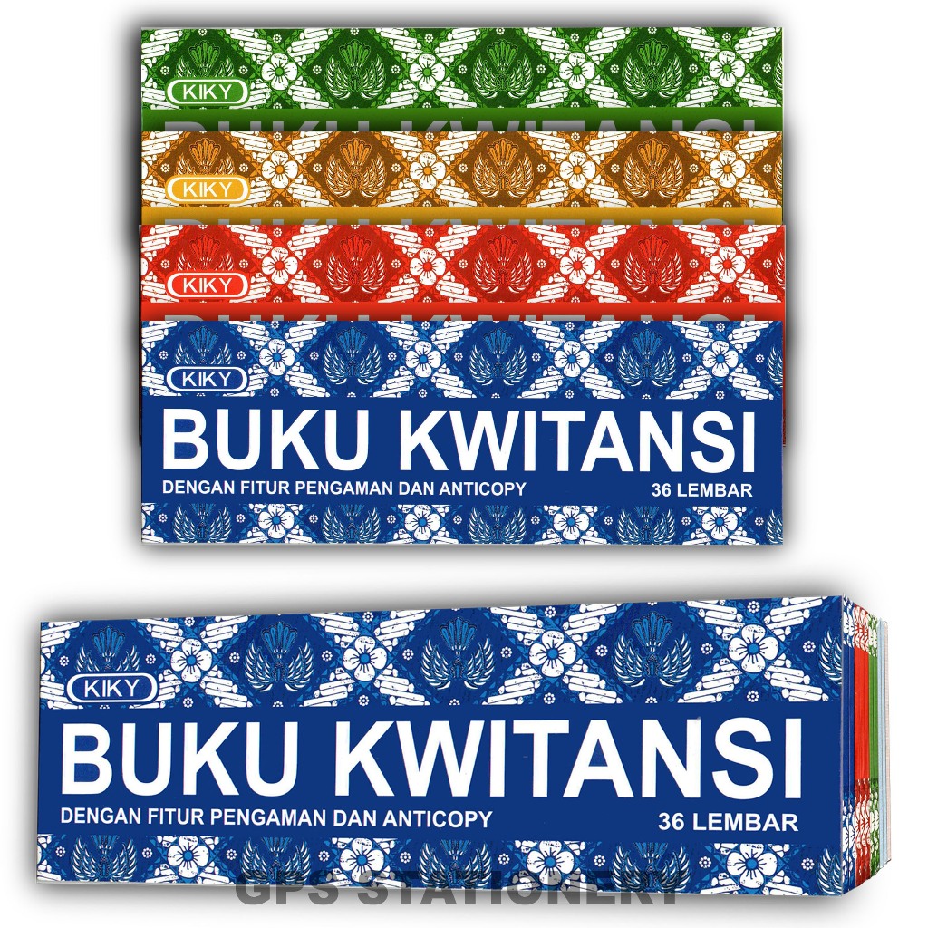 

Kwitansi / Buku Kuitansi Batik Kiky 36 Lembar - 1 Pak isi 10 Pcs Dilengkapi Fitur Pengaman dan Anti Copy