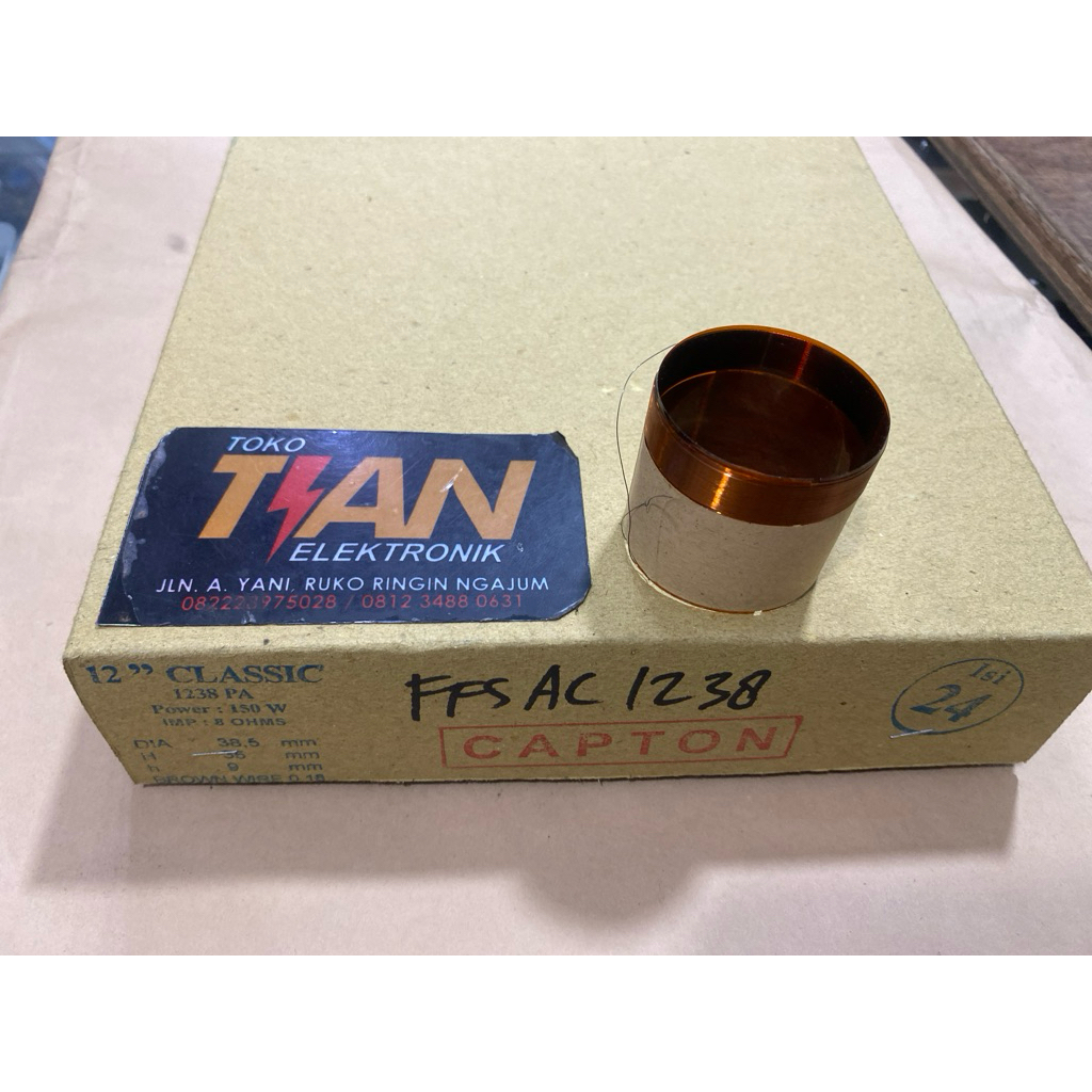 Spull speaker 12” 1238 diameter 38,8mm