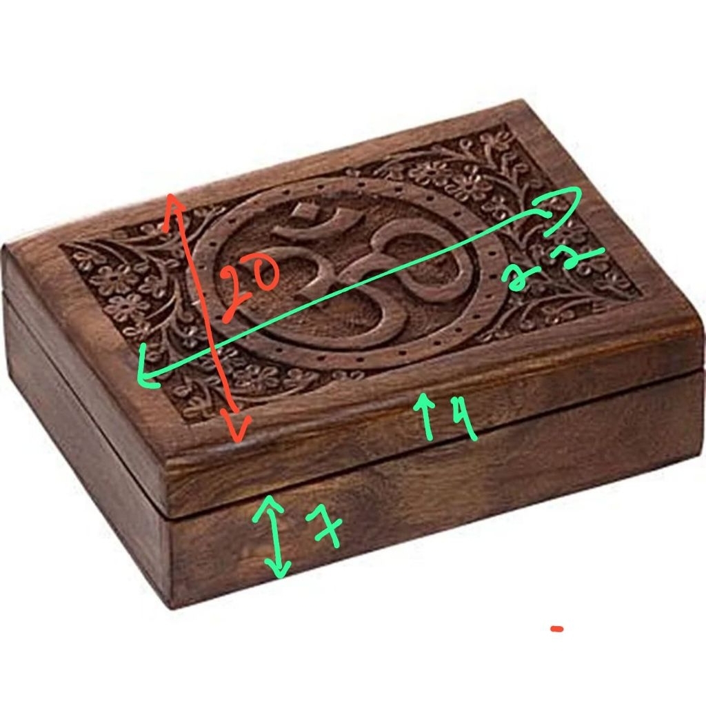 kotak perhiasan serba guna material kayu jati jepara