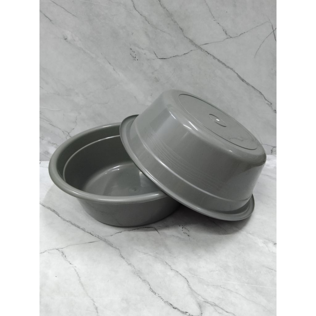 BASKOM PLASTIK METALIK 30 CM / BASKOM SERBAGUNA