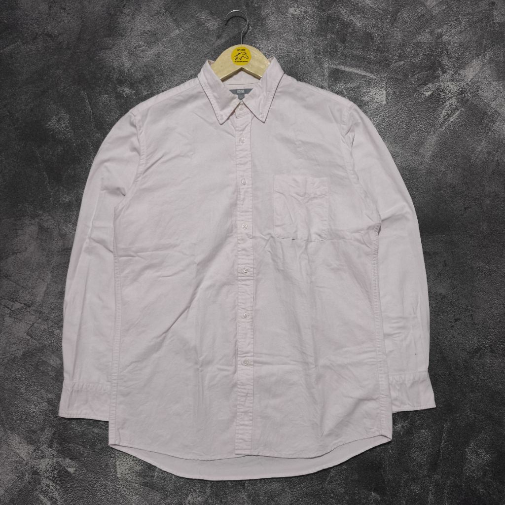 Kemeja Basic Uniqlo - Soft Pink