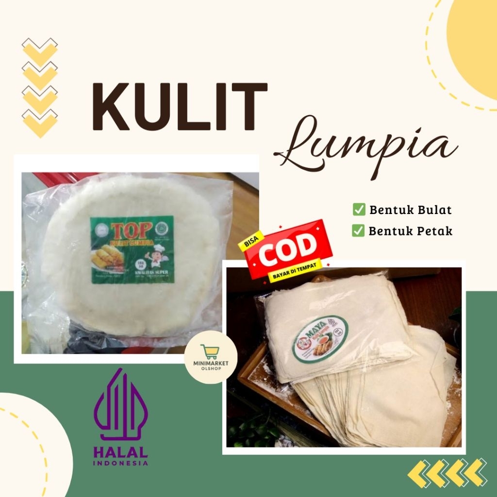 

Kulit Lumpia / Kulit piscok / Martabak telur / Dinsum Keju