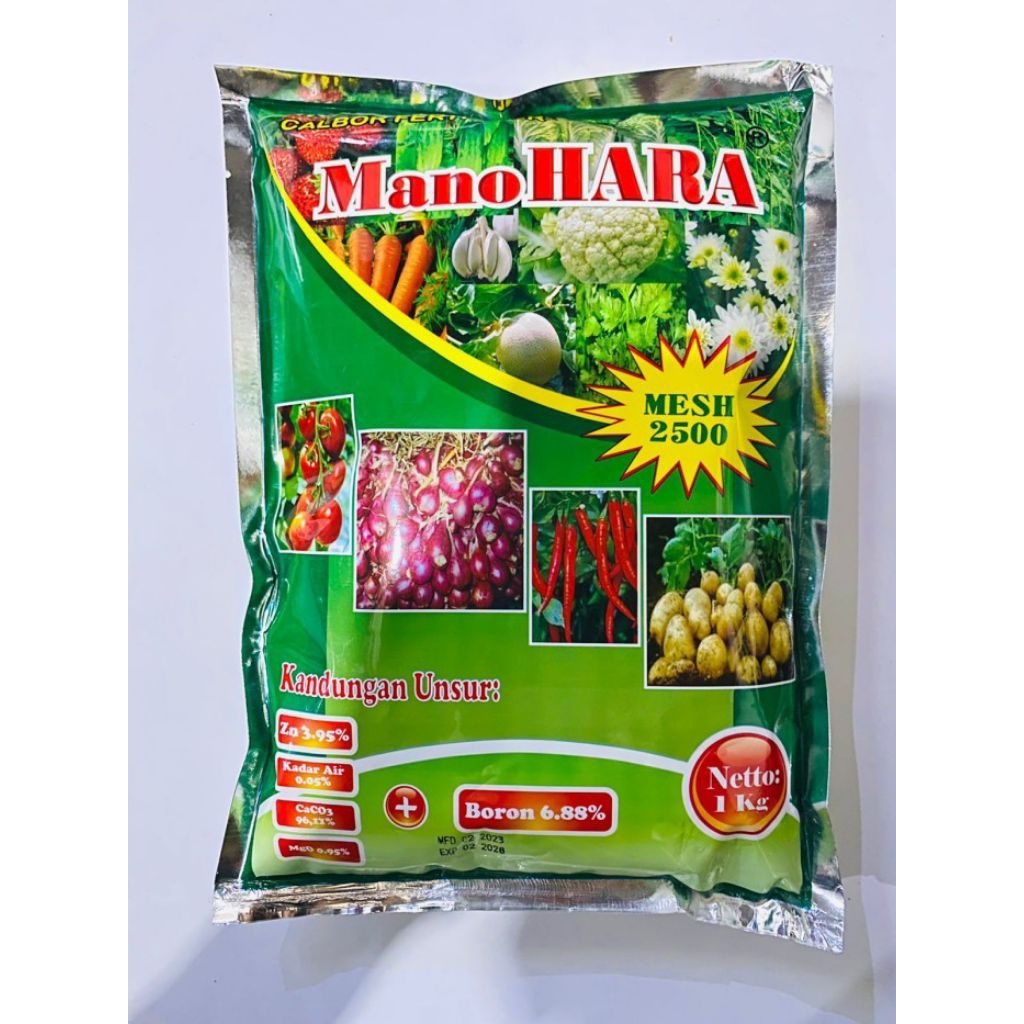 pupuk kalsium plus boron manohara
