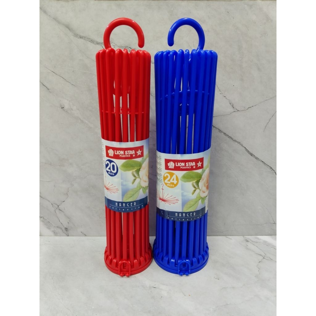 FOLDING HANGER LION STAR / HANGER BULAT GANTUNG / HANGER BAJU BAYI / JEMURAN BAJU BAYI - LION STAR