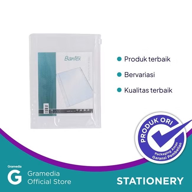 

Gramedia Karawaci - Bantex - Multiholes Zip Pocket Ukuran A5 (8072)