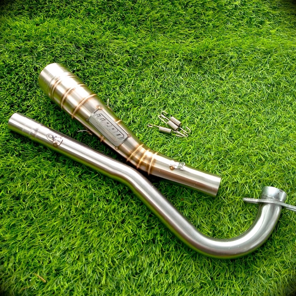 leheran knalpot Yamaha Vega force