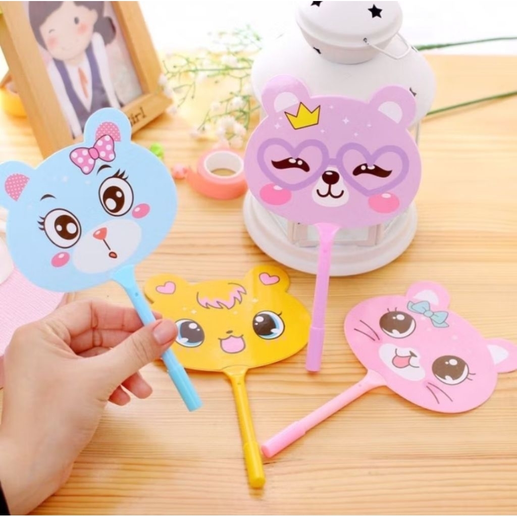 

[CUTIEFANCY] Pulpen Kipas Karakter Lucu Multifungsi Aneka Jenis Alat Tulis
