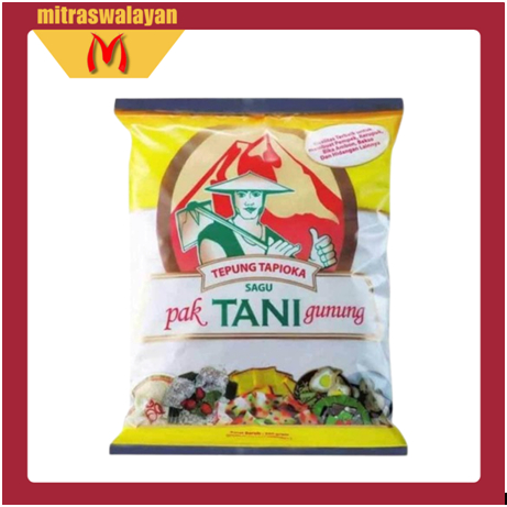 Tepung Tapioka Cap Pak Tani Gunung Kemasan 500 gr