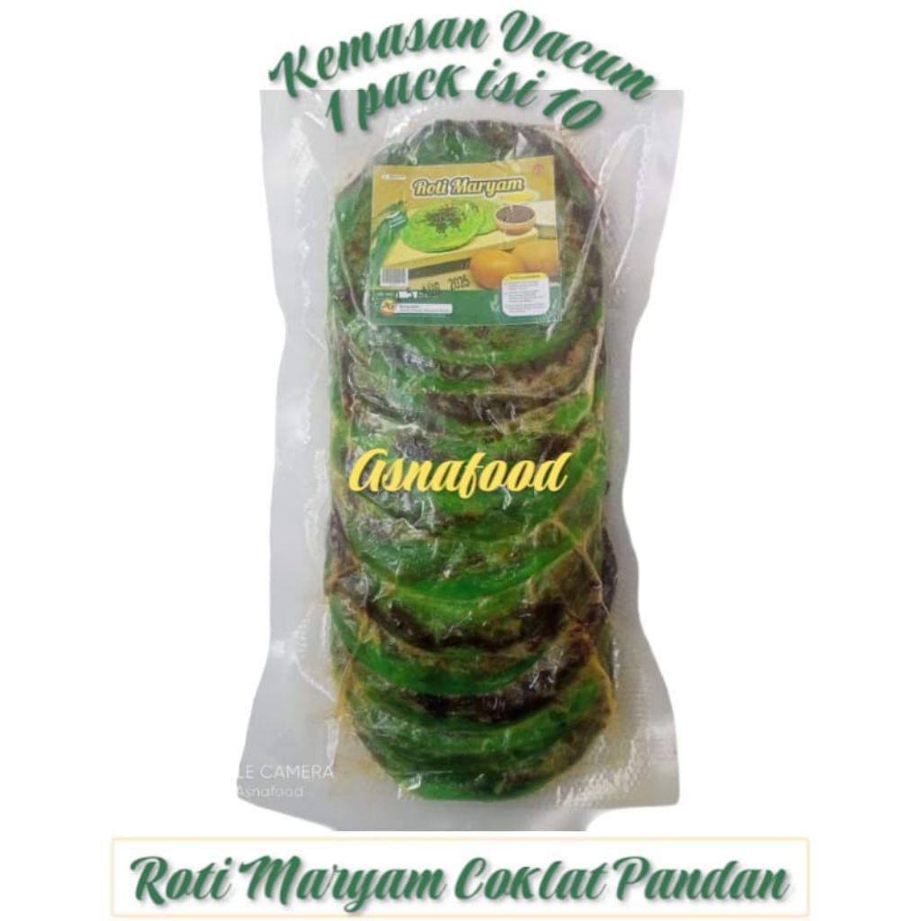 

(PROMO) Roti Maryam Coklat Pandan, Coklat Kacang, Coklat Pandan Kacang