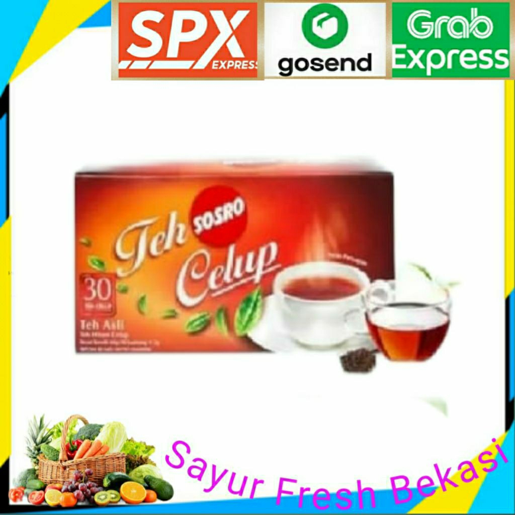 

Teh Sosro Celup (isi 30 Kantong).