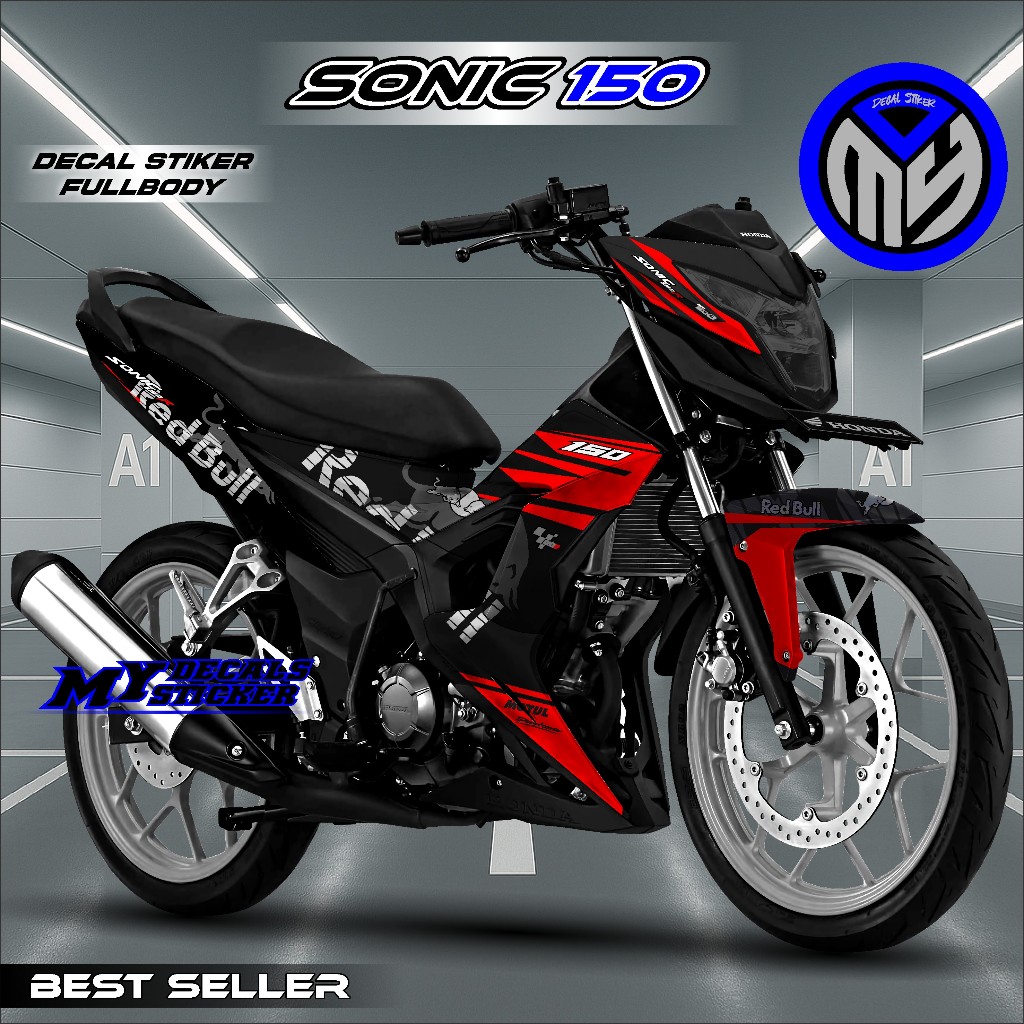 COD Decal Sticker Full Body Motor Honda Sonic 150 r Sticker Full Body Honda Sonic 150R Racing Custom