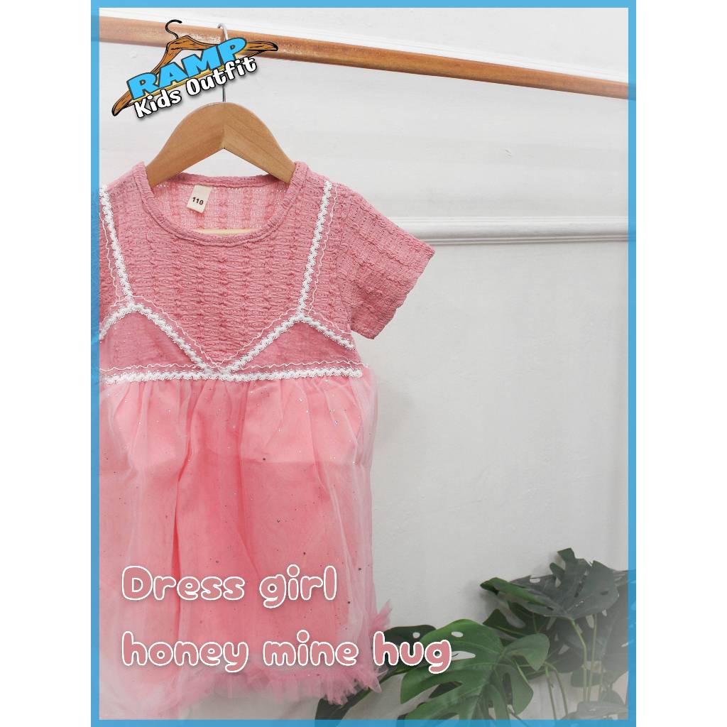 dress anak perempuan | dress tutu anak | Dress girl honey mine hug ball 350-32