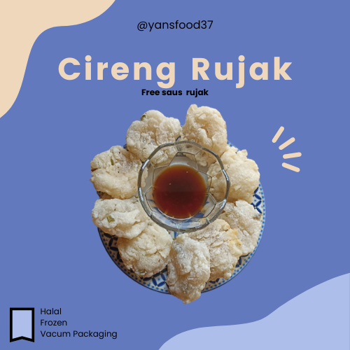 

Cireng rujak bandung - frozen food cemilan enak khas bandung