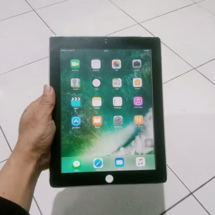 ipad 4 32GB Alloperator Silver Second Normal
