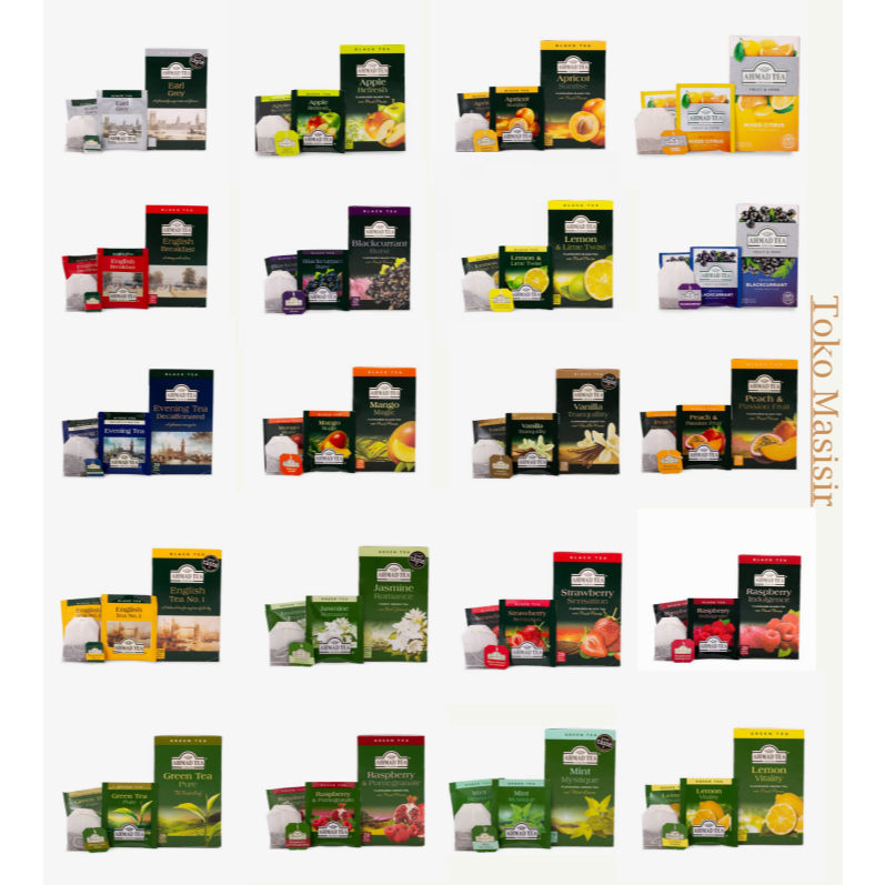 

Teh Ahmad Tea Sachet Mix 20 Varian - Cocok Untuk Tester
