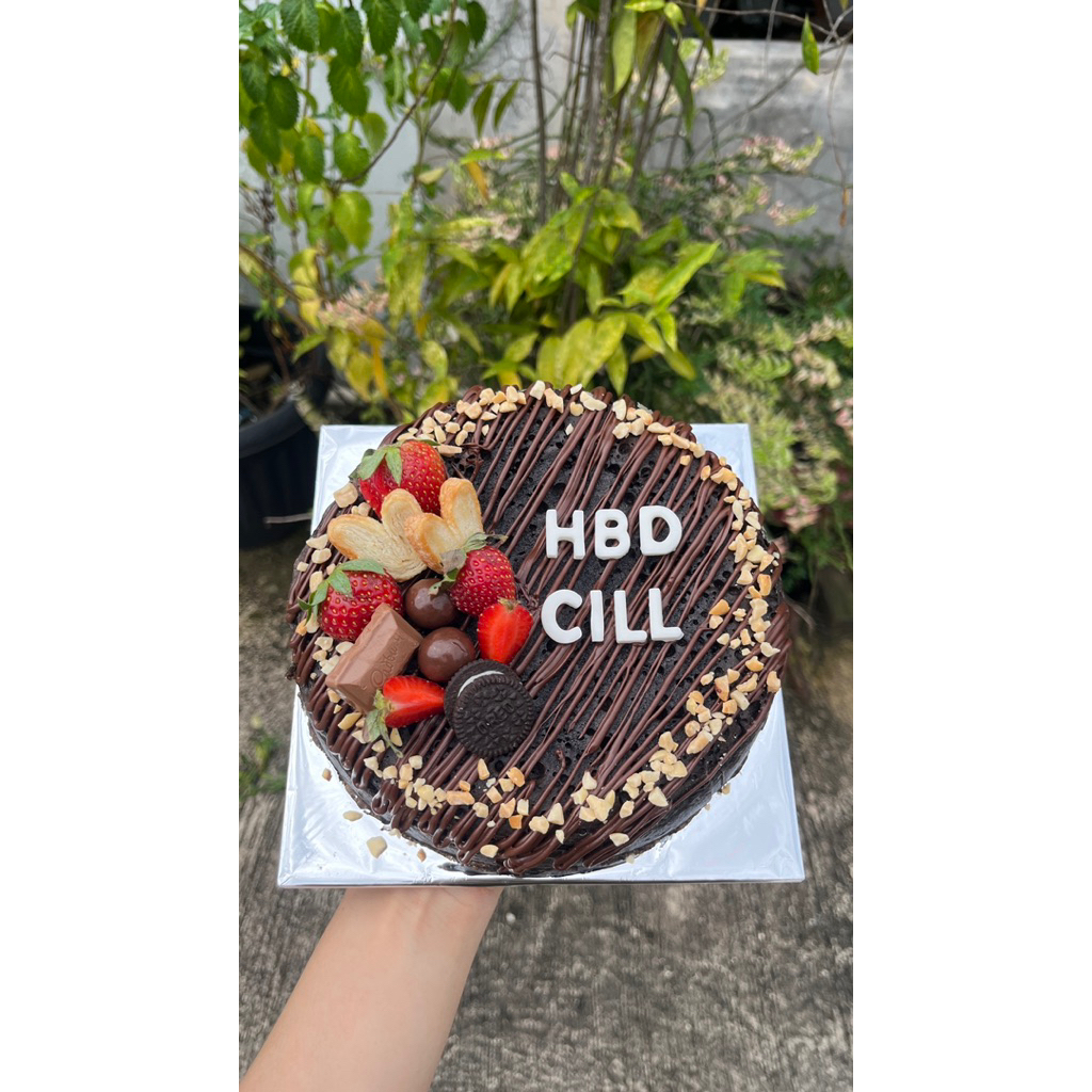 

Brownies Birthday bulat 18cm