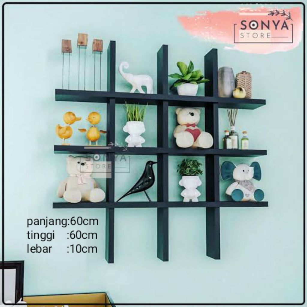 rak dinding untuk boneka minimalis