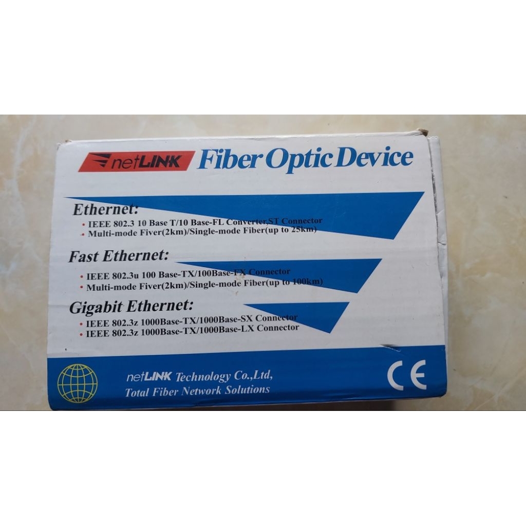 NETLINK HTB 3100 Fiber Optical Media Converter RJ45 20KM 10/100M / Netlink HTB3100