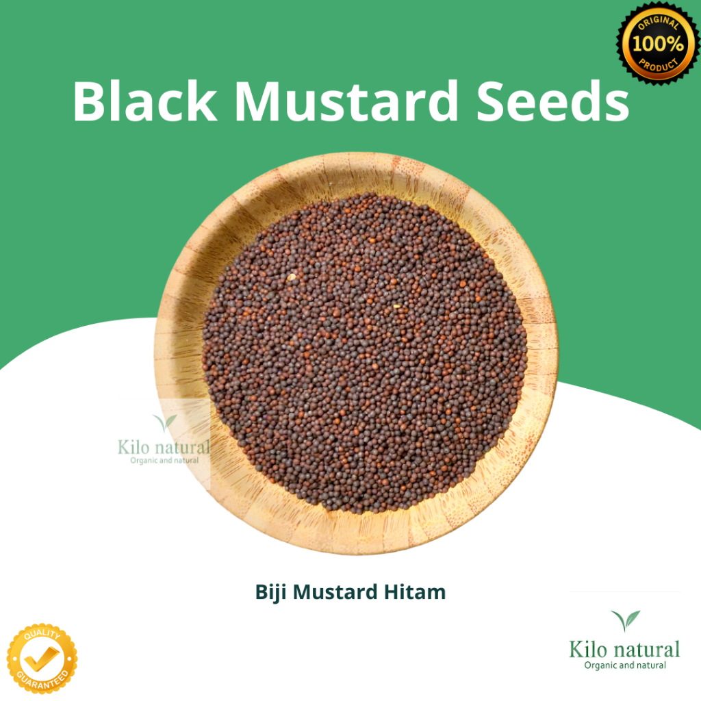 

Black Mustard Seed 1kg / Biji Mustard Hitam 1kg