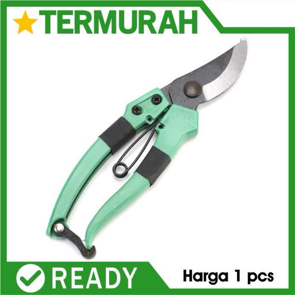 Gunting Dahan Bunga Bengkok Gunting Taman Rumput Ranting Bunga Tajam LOKAL Bisa COD