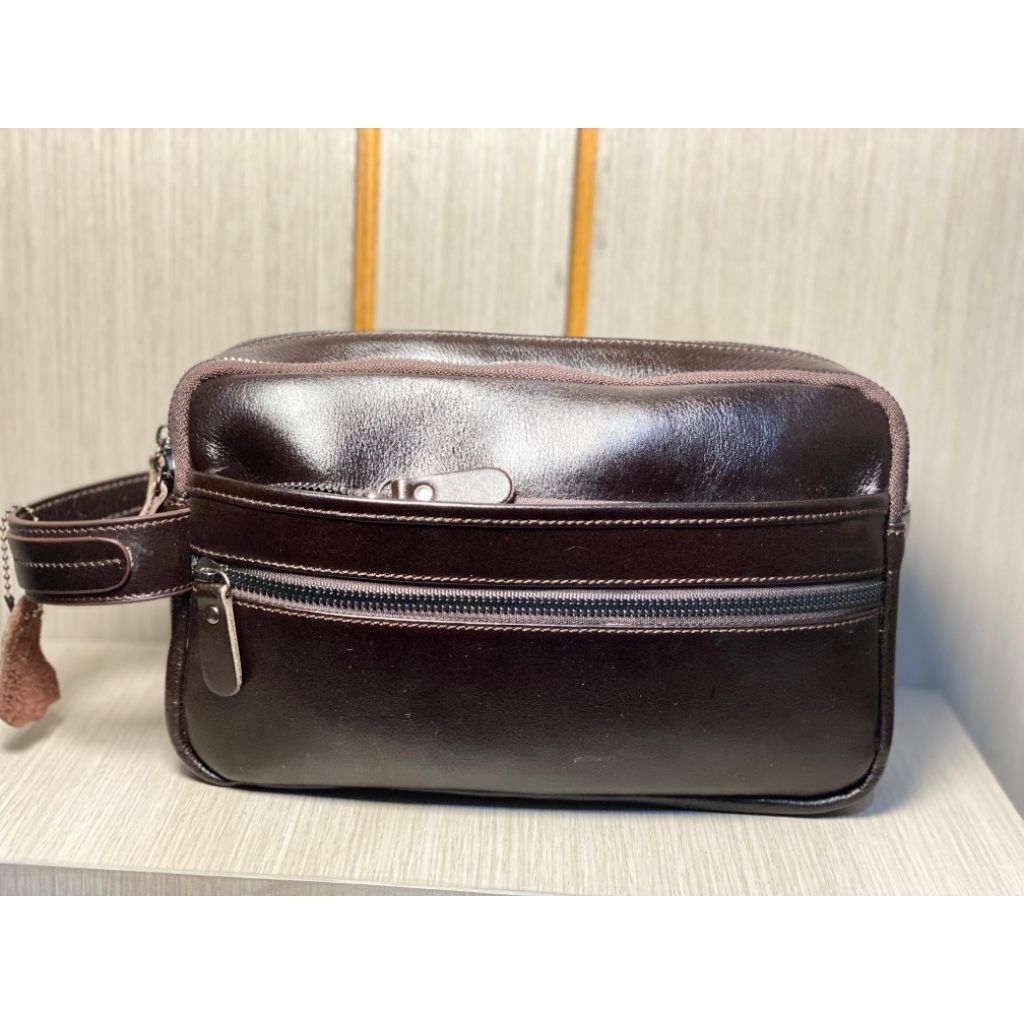 Waist Bag Pria Asli Kulit