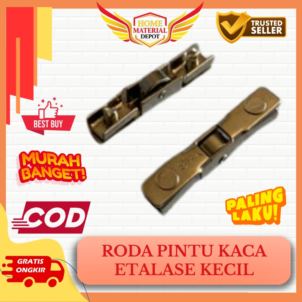 Roda Pintu Kaca Etalase | Roda Matek Kecil & BESAR | Etalase Kaca | Rel Sliding Etalase bukan Matex