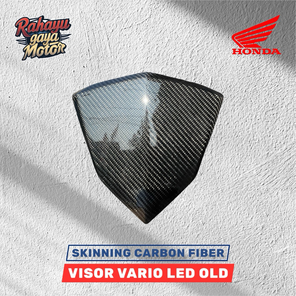 Visor Vario 125/150 Led Old Carbon Skinning Karbon Kevlar