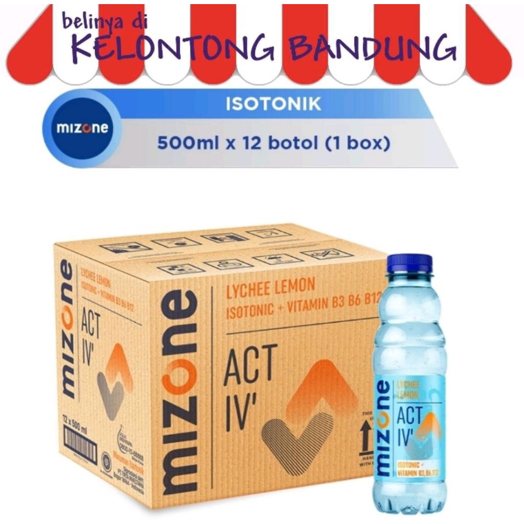 

Mizone isotonic 500 ml botol