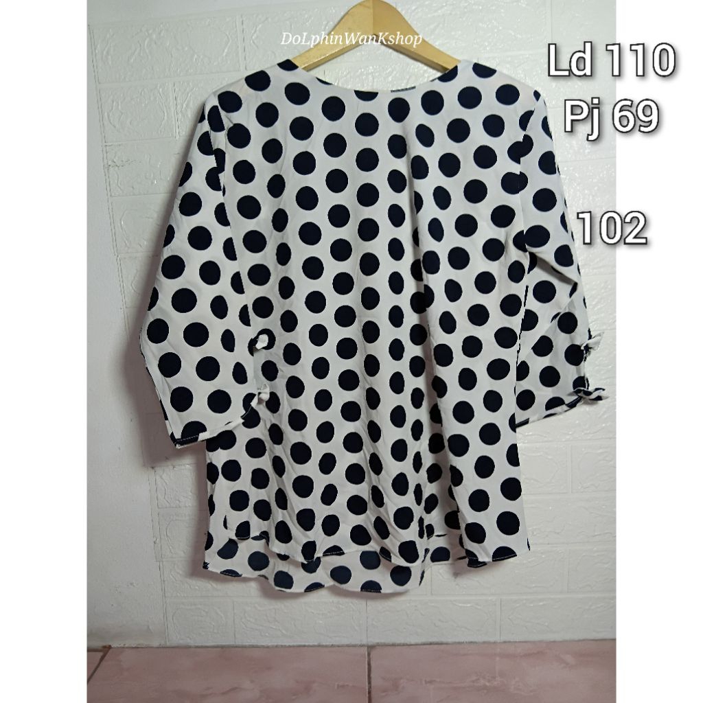 Blouse Jumbo ld 110, 120, 130, 140, 150, 160 Preloved likenew