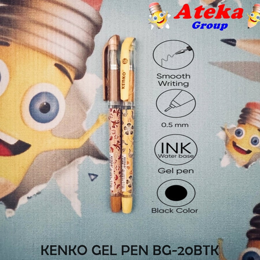

[1 PCS] KENKO GEL PEN BG-20BTK PEN MOTIF BATIK