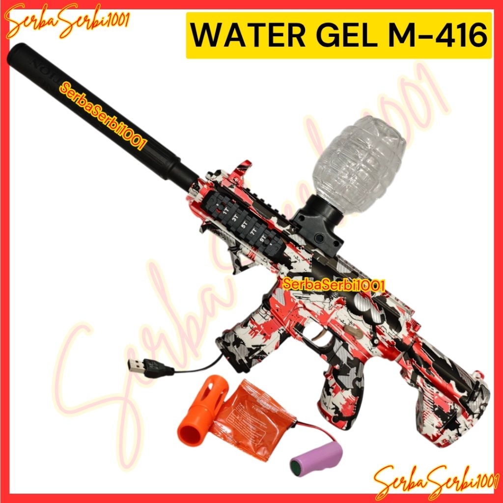MAINAN SUBMACHIN GUN ELEKTRIK / MAINAN PISTOL GEL / MAINAN PISTOL WATER GEL