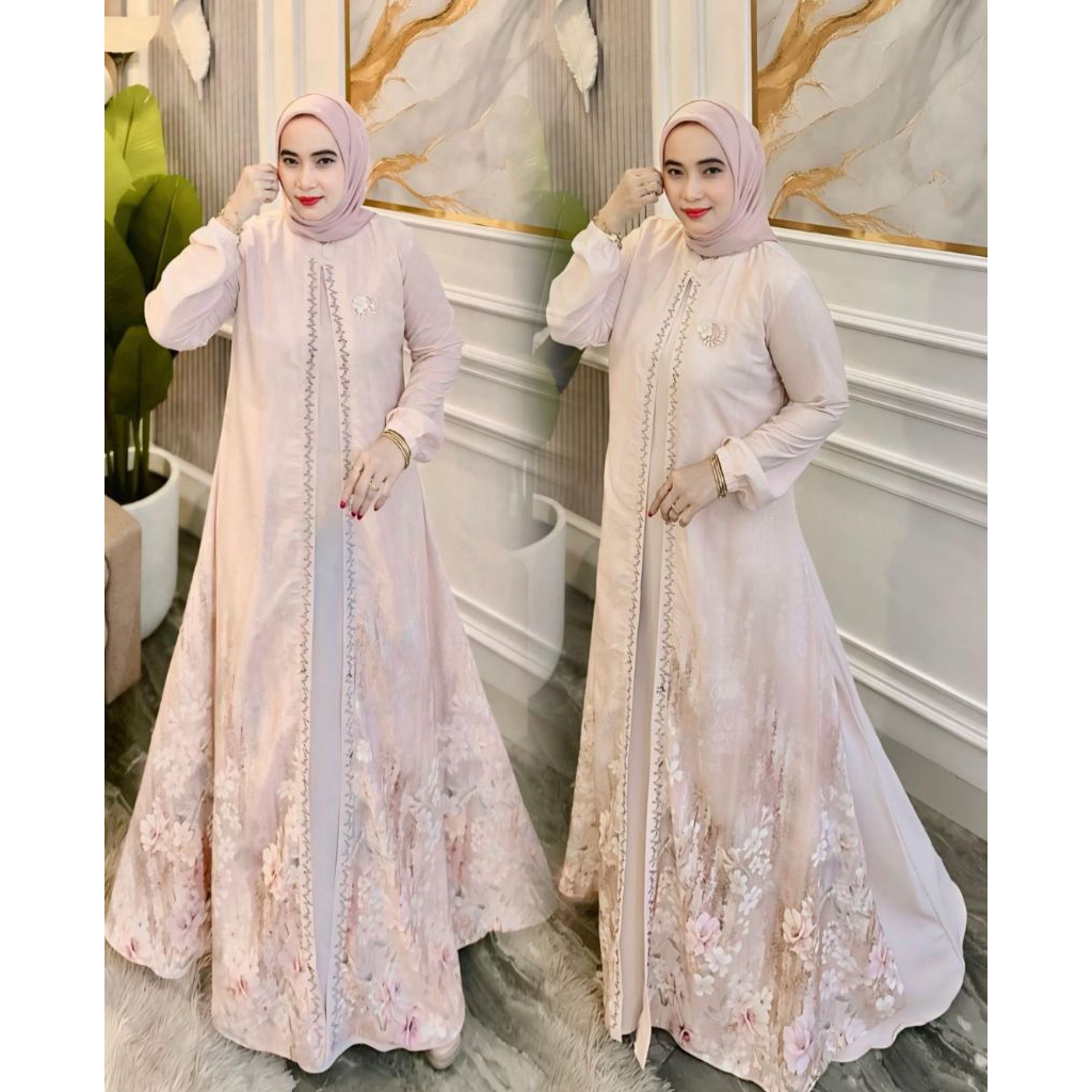 Gamis simple elegan murah/gamis arabian/gamis fashion